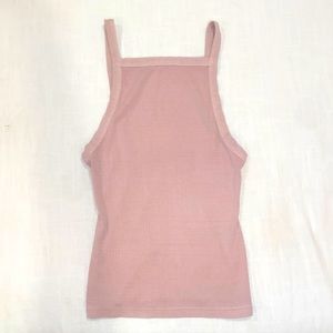 Bodycon. blush, low back tank top
